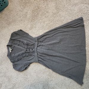 Gray Babydoll Dress